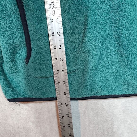 Uniqlo Sweater Men Medium Green Mountaineering Fleece Snap Button Front Pullover - Picture 5 of 8